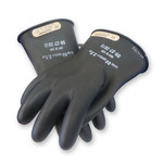 image of Chicago Protective Apparel LRIG Black Large Rubber Work Gloves - 11 in Length - CPA LRIG-00-11 LG