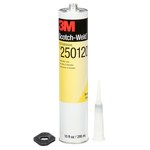 image of 3M Scotch-Weld EZ250120 One-Part Off-White Polyurethane Adhesive - Solid 0.1 gal Cartridge - 23554