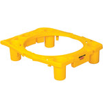 image of Rubbermaid Brute Yellow Plastic Rim Caddy - 14082