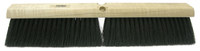 Weiler 448 Push Broom Kit - Hardwood 60 in Handle - Black Tampico Medium 3 in Bristle - 18 in Hardwood Block - 44859