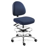 image of Bevco Integra ESD Chair - Blue - Fabric - 9551M-E-NYF-CARD5S
