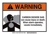Brady B-555 Aluminum Rectangle White Chemical Warning Sign - 10 in Width x 7 in Height - 106019