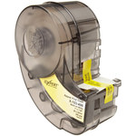 image of Brady X-103-498 Die-Cut Printer Cartridge - 1.25 in x 1 in - Vinyl - Black on White - B-498 - 60461
