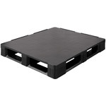 image of Black Closed Deck Pallet - 40 in x 48 in x 6 1/10 in - 13037