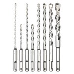 image of Milwaukee SDS-Plus Cutter Kit 48-20-7673 - 4 in Flute - Solid Carbide - SDS-Plus Shank