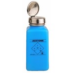 Menda Durastatic Blue 8 oz High Density Polyethylene ESD / Anti-Static Bottle & Pump - One Touch Pump Type - 35288