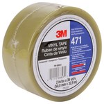 image of 3M 471 Clear Marking Tape - 3/4 in Width x 36 yd Length - 5.2 mil Thick - 05802