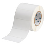 image of Brady THT-55-449-1 Die-Cut Printer Label Roll - 4 in x 2 in - Polypropylene - White - B-449 - 67114