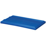 Akro-Mils Blue Tote Lid - 18 1/4 in Overall Length - 11 1/4 in Width - 3/4 in Height - For Use With: 35180, 35185 - 35181 BLUE