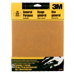 image of 3M Sand Paper Sheet 09002 - 9 in x 11 in - Aluminum Oxide - 100 - Medium