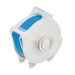 image of Brady 76608 Printer Label Roll - 1.125 in x 100 ft - Polyester - Blue - B-569