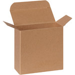 image of Kraft Reverse Tuck Folding Cartons - 1.875 in x 4.5 in x 4.5 in - 3253