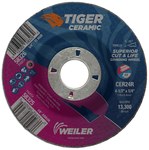 image of Weiler Tiger Ceramic Grinding Wheel 58325 - 4 1/2 in - Ceramic - 24