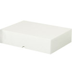 image of White Stationery Folding Cartons - 12 in x 8.625 in x 3 in - 3192