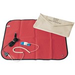 image of Desco 16475 ESD / Anti-Static Mat - 22 in x 18 in - Red - DESCO 16475
