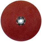 image of Weiler Wolverine AO Fiber Disc 61527 - 7 in - 80 - A/O Aluminum Oxide AO