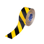 image of Brady ToughStripe Max Yellow, Black Floor Marking Tape - 3 in Width x 100 ft Length - 0.024 in Thick - 62876