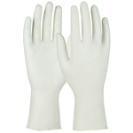 image of PIP QRP Qualatrile Q124 Large Powder Free Disposable Cleanroom Gloves - Class 10 Rating - 12 in Length - 5 mil Thick - Q124L