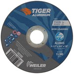 image of Weiler Tiger Aluminum Cutting Wheel 58200 - 4-1/2 in - Aluminum Oxide - 60 - S