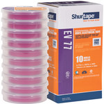 image of Shurtape Purple Electrical Tape - 3/4 in Width x 66 ft Length - 7.0 mil Thick - SHURTAPE 104699