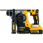 image of Dewalt 20V Max XR SDS+ Cordless L-Shape Rotary Hammer Kit DCH273P2 - 1 in Chuck - 2.8 lb - Li-Ion Battery