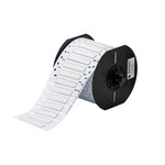 image of Brady B33D-187-2-345 Die-Cut Printer Sleeve - 2 in x 0.187 in - PVDF - White - B-345 - 96817