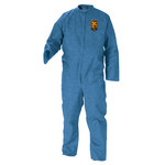image of Kimberly-Clark Kleenguard Disposable General Purpose Coveralls A20 58533 - Size Large - Blue