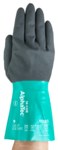 image of Ansell AlphaTec 58-530B Sea Green/Anthracite Grey 10 Supported Chemical-Resistant Glove - Rough Finish - 13 mil Thick - 58-530B/SZ 10