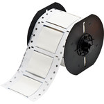 image of Brady B33-1000-2-342 Die-Cut Printer Sleeve - 2 in x 1 in - Polyolefin - White - B-342 - 96872