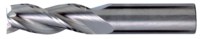 image of Bassett End Mill B04032 - 3/4 in - Carbide - 3 Flute - 3/4 in Straight Shank