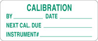 image of Brady 42211 Green on White Polyester Inspection Label - 1 1/2 in Width - 5/8 in Height - B-744