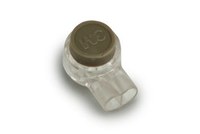 image of 3M Scotchlok UP2(BULK) Gray IDC - IDC Connector - 0.06 in Max Insulation Outside Diameter - 33420