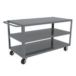 image of Akro-Mils R3ST5HR2448 Heavy Duty Shelf Cart - 2200 lb Capacity - Gray - Steel