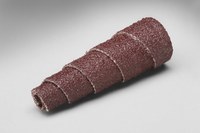 image of 3M 341D Cartridge Roll 14033 - Full Tapered - 1/2 in x 1 1/2 in - Aluminum Oxide - 80 - Medium