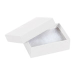 image of White Jewelry Boxes - 2.125 in x 3.0625 in x 1 in - 3424