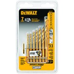 image of Dewalt Impact Ready Jobber Length Drill Bit Set DD5157 - TiN Finish - High-Speed Steel