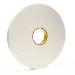 image of 3M 4955 White VHB Tape - 1 in Width x 36 yd Length - 80 mil Thick