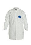 image of Dupont TY216S WH White Large Tyvek 400 Reusable General Purpose & Work Lab Coat - TY216S WH LG