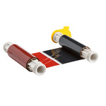 image of Brady Powermark 13521 Black / Red Printer Ribbon Roll - 6 1/4 in Width - Roll - 754473-13521