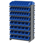 image of Akro-Mils APRDAST Fixed Rack - Gray - 16 Shelves - APRDAST00
