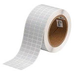 image of Brady UltraTemp THT-96-717-10 Die-Cut Printer Label Roll - 0.5 in x 0.275 in - Polyimide - White - B-717 - 92440