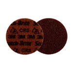 image of 3M Scotch-Brite PN-DH Precision Shaped Ceramic Brown Precision Surface Conditioning Hook & Loop Disc - Coarse - 4-1/2 in Diameter - 89253