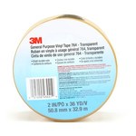 image of 3M 764 Clear Marking Tape - 2 in Width x 36 yd Length - 5 mil Thick - 43441