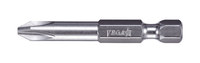 image of Vega Tools #2 Phillips Power Driver Bit 1150P2SS - 1/4 in-Hex Shank - Stainless Steel - 6 in Length - Stainless Steel Finish - 00655
