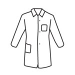 West Chester 3620 White Large Posiwear Ba Reusable General Purpose & Work Lab Coat - 2 Pockets - 662909-361028