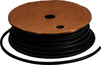 image of Brady Bradymark HSA-48-BK White Polyolefin Continuous Thermal Transfer Printer Heat-Shrink Tubing - 100 ft Length - 0.093 in Min Wire Dia to 0.187 in Max Wire Dia - 662820-03729