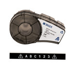 image of Brady M21-375-595-BK White on Black All-Weather Printer Ribbon - 3/8 in Width - 21 ft Length - 754473-93052