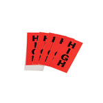 image of Brady 176229 Pipe Markers for IIAR - Vinyl - Red - B-946 - 62120