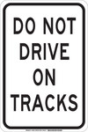 image of Brady B-555 Aluminum Rectangle White Stop Signs, Traffic Control Signs & Banners Sign - 12 in Width x 18 in Height - 129450