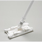 ITW Texwipe ClipperMop Polyester Foam Wet Mop - White 30 to 53 in Extension Handle - 7 in Head Length - 4 in Head Width - TX7102